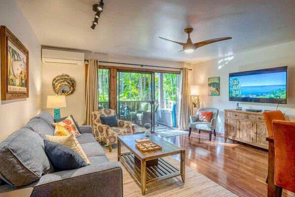 Luxury-Apartment | Wohnbereich | Smart-TV