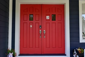 Entrada de la propiedad