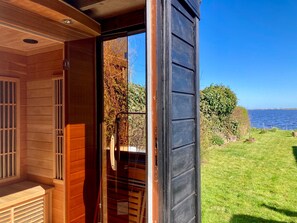 Chalet, 2 Bedrooms, Patio, Garden View | Property grounds - Waterfront Holiday Home Sonnenschein 4 Persons With Sauna (Anjum)