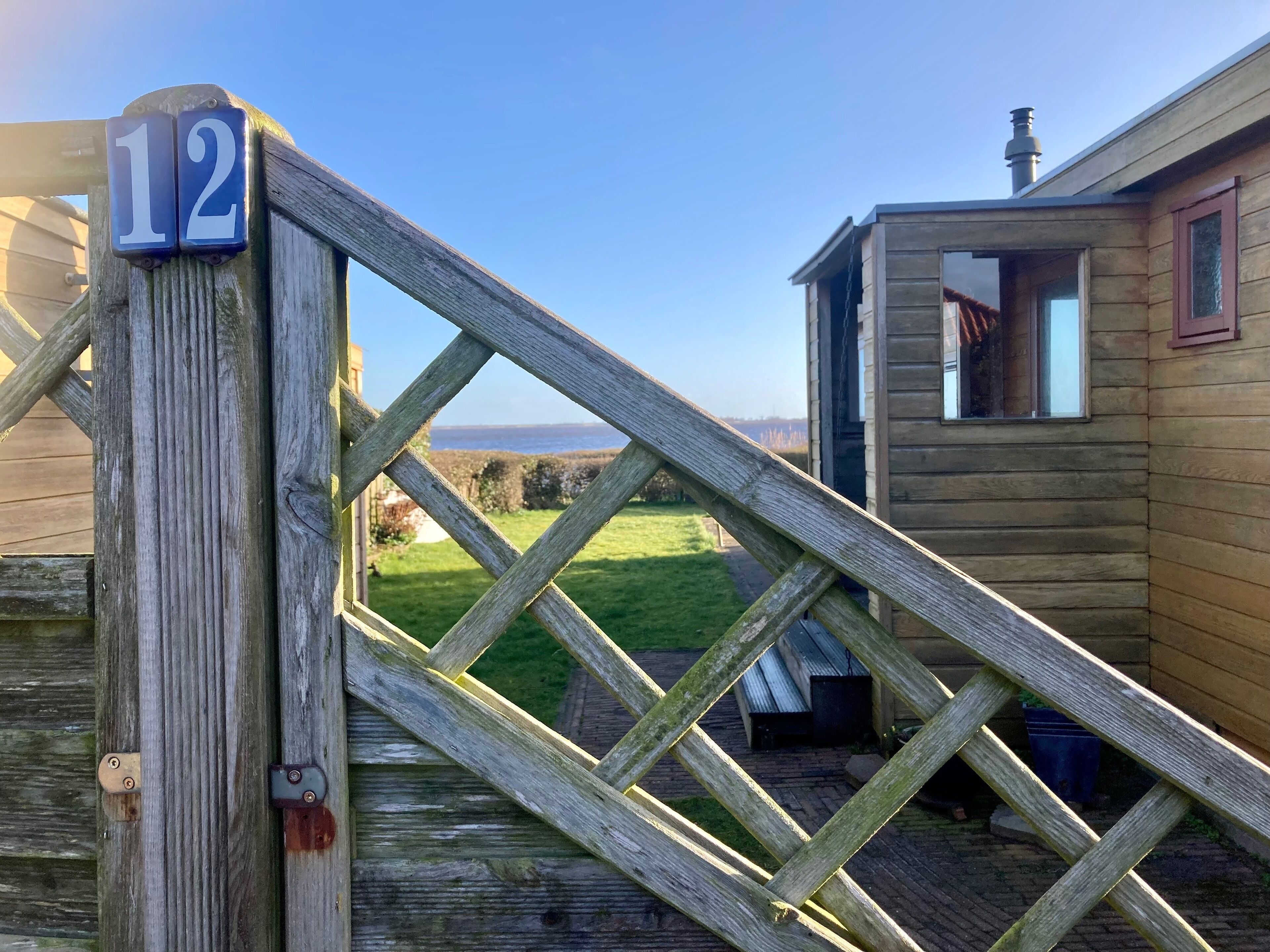 木屋, 2 間臥室, 庭院, 花園景觀 | 住宿入口