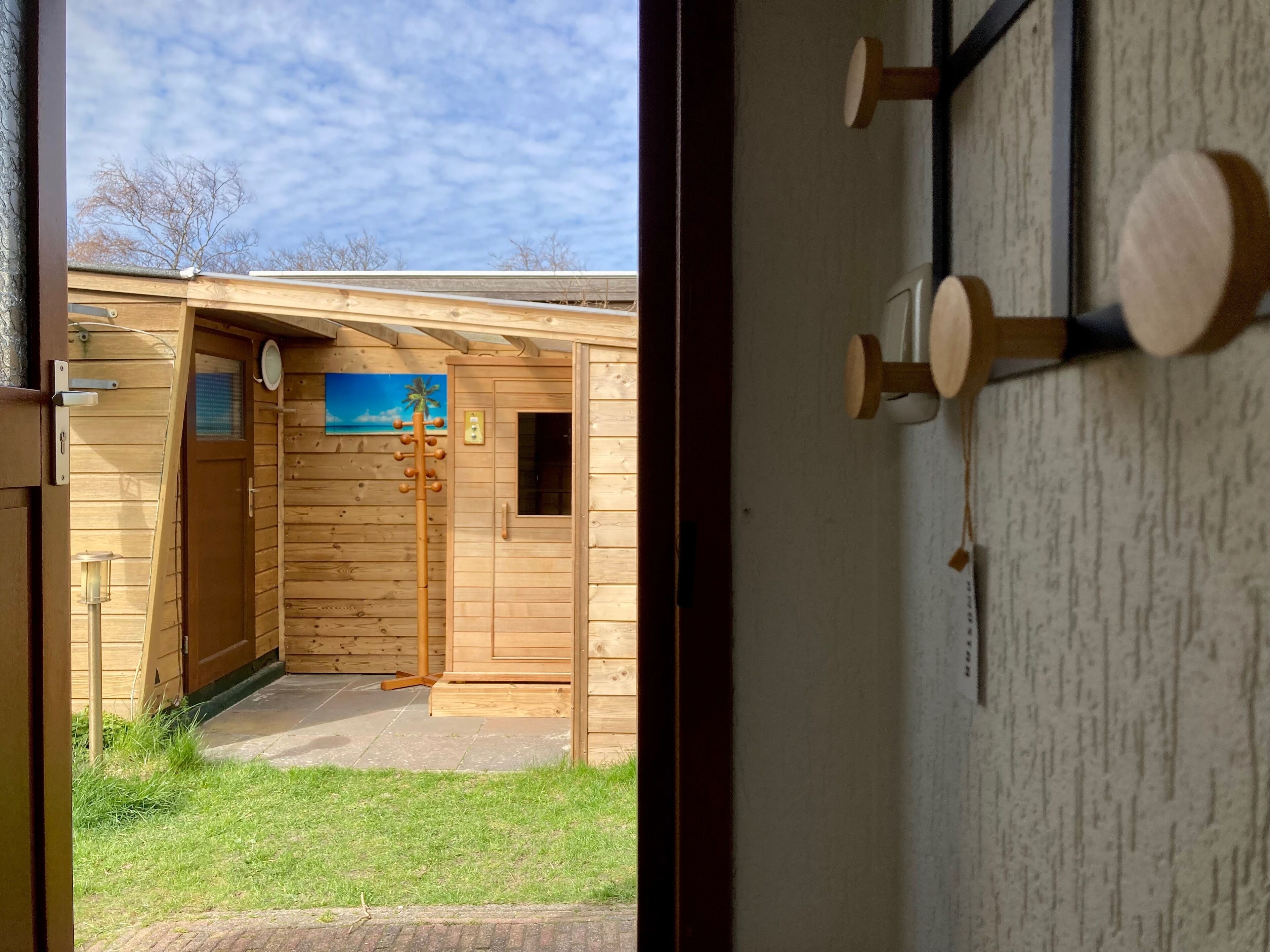 木屋, 2 間臥室, 庭院, 花園景觀 | 住宿入口