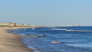 Vlak bij het strand