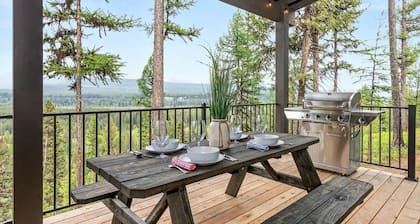One of a kind views of Glacier National Park! Cascade Cabin at Thunderbird Ridge.