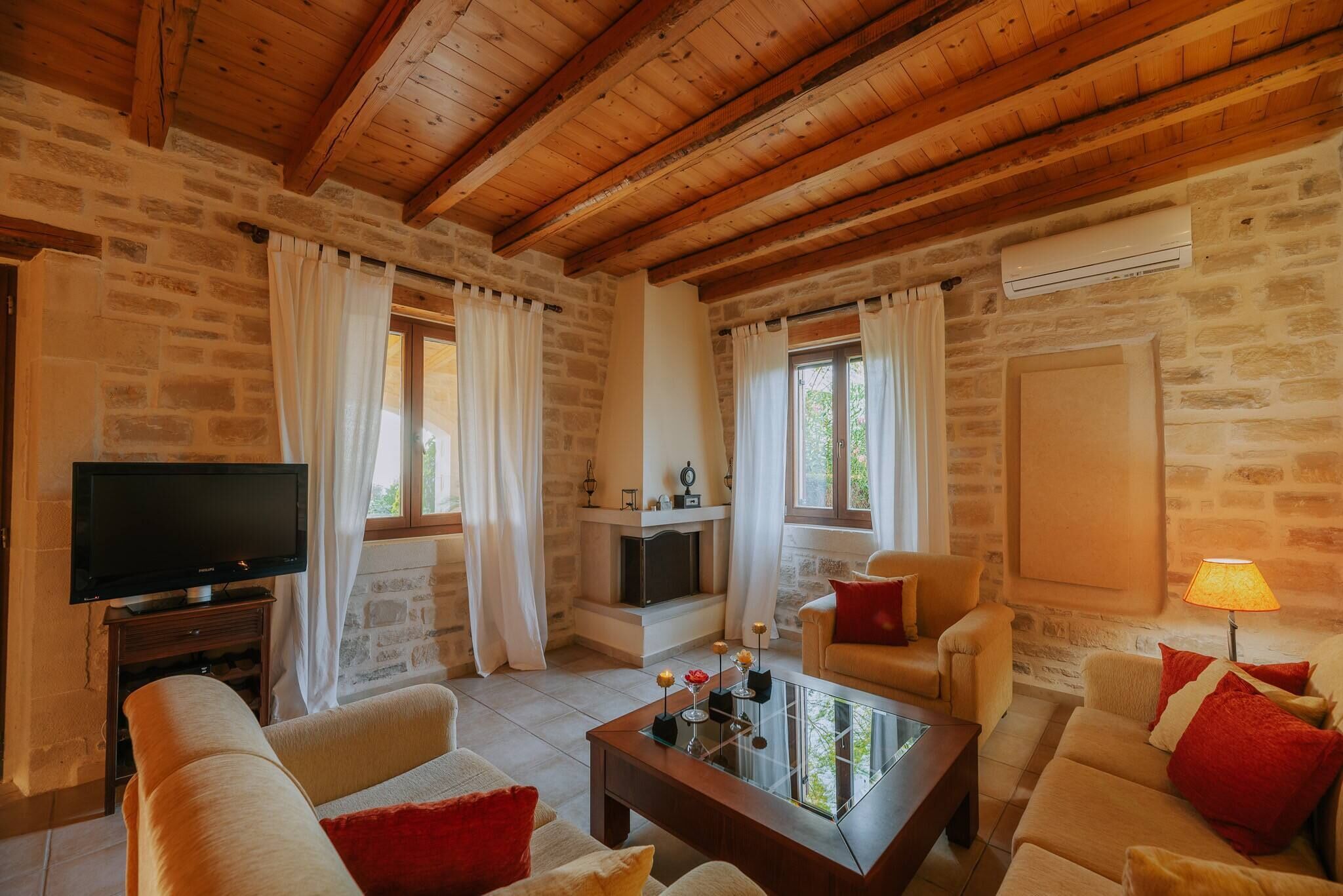 Villa, 3 soverom, privat basseng | Oppholdsområde