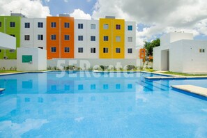 Apartment, 2 Bedrooms, Terrace, Ocean View | Pool | Outdoor pool