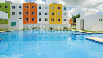 Apartment, 2 Bedrooms, Terrace, Ocean View | Pool | Outdoor pool