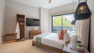 2 bedrooms, iron/ironing board, travel cot, WiFi
