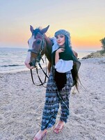 Na praia 