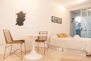 1 bedroom, blackout curtains, soundproofing, free WiFi