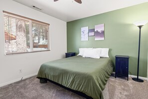 Eenvoudig huisje | 2 slaapkamers, gratis wifi