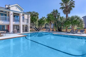 Appartement, 2 chambres, balcon, vue océan | Piscine