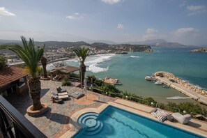 Apartment, 3 Bedrooms, Balcony, Mountain View | Pool | Outdoor pool - Luxury Seaview Apartment, 1min Walk From Beach! (Apokoronas)