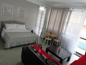 Apartment, 1 Bedroom, Balcony, Ocean View | 1 bedroom - Elegant Beachfront Loft in Plazh (Durrës)