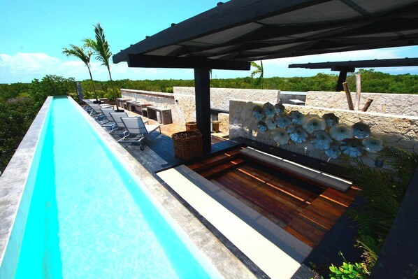 Apartment, 3 Bedrooms, Balcony, Garden View | Pool | Outdoor pool