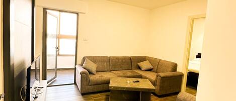 Apartment, 1 Schlafzimmer, barrierefrei, Raucher | Wohnbereich