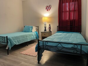 2 habitaciones, wifi gratis y ropa de cama 
