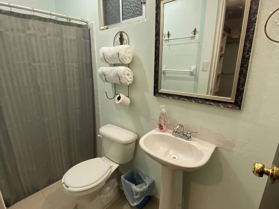 Casa, 2 camere da letto, accessibile ai disabili, patio | Dotazioni del bagno