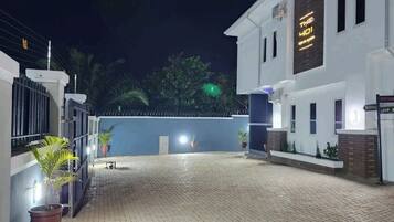 Voorkant van accommodatie