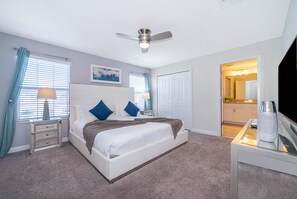 4 bedrooms, iron/ironing board, free WiFi, bed sheets - (SC8982) Home 4/3 Private Pool & Free Waterpark (Davenport)