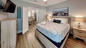 Ferienhaus, 3 Schlafzimmer, Balkon, Gartenblick | 3 Schlafzimmer