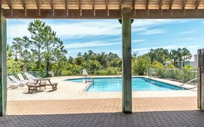 Casa, 3 habitaciones, balcón, vista al jardín | Alberca | Alberca al aire libre 