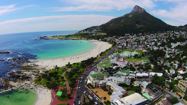 House, 4 Bedrooms, Balcony, Ocean View | Aerial view - Camps Bay Holiday Home - Walk to the Beach (Cape Town)