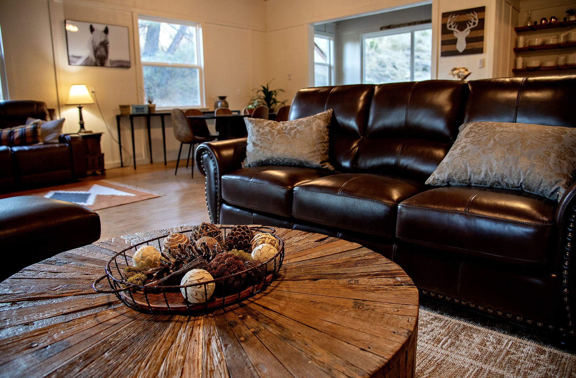 TV connectée, cheminée