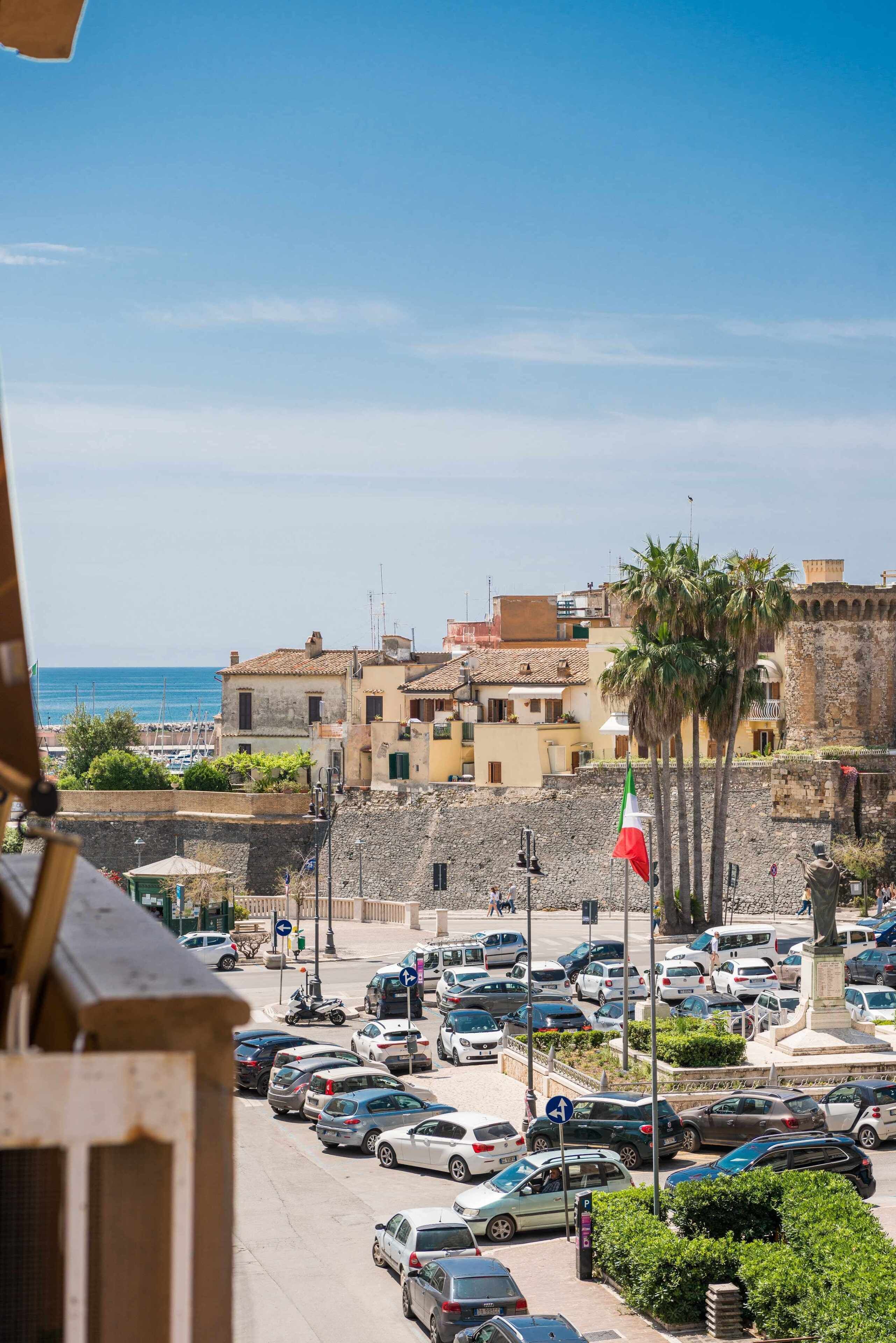 Blick von der Unterkunft