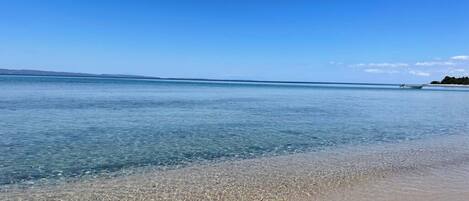 Maison, 3 chambres, balcon, vue jardin | Plage