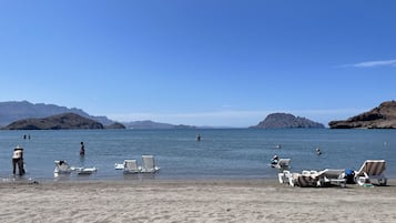 On the beach