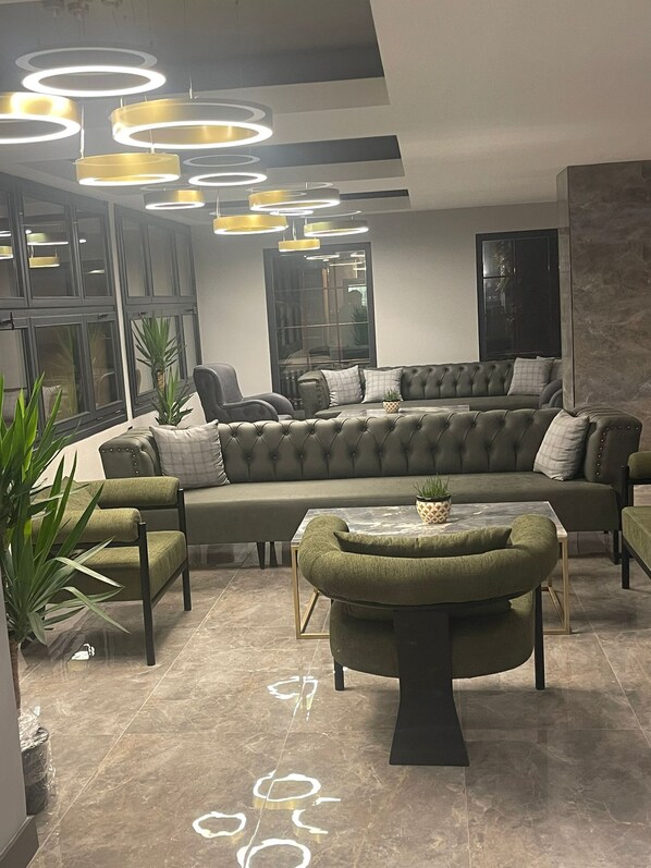 Sala de estar en el lobby