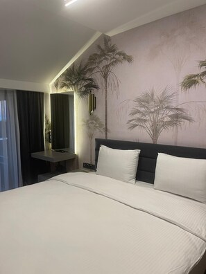 Habitación doble estándar | Escritorio y insonorización