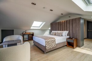Panoramic Double Room, Sea View | Premium bedding, memory foam beds, free minibar items, in-room safe