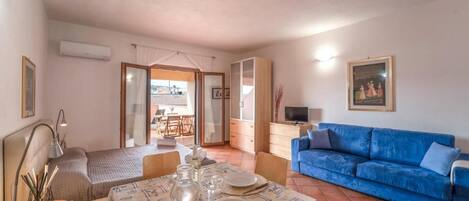 Appartement, meerdere slaapkamers, balkon | Dineren