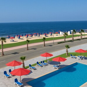 Chalet, 2 Bedrooms, Accessible, Smoking | Pool | Outdoor pool - Stay by the Shore Porto Said Chalets Await You (Al-Manasrah)