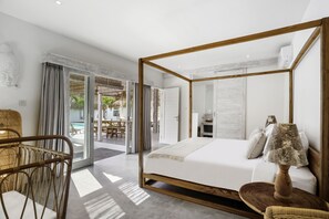Villa Deluxe, 5 chambres, piscine privée, vue sur la piscine | 5 chambres, literie de qualité, coffre-fort, bureau
