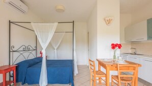 Apartamento, 1 habitación, balcón | Restauración