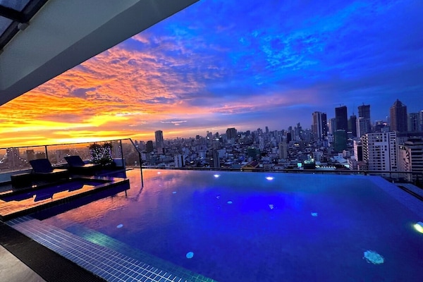 Indoor pool, open 6:30 AM to 9:00 PM, pool loungers