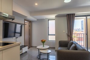 Familienzimmer, 2 Schlafzimmer | Blick vom Balkon