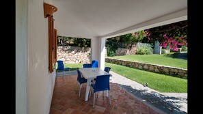 Apartment, 3 Bedrooms, Balcony | Outdoor dining - Stunning Residence Bouganvillage 2 Bedroom Sleeps 6 Child (Budoni)