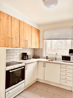 Apartment, 2 Bedrooms, Terrace, Garden View | Private kitchen - Lovely 2-bed Flat In Stockholm (Sollentuna)