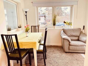 Apartment, 2 Bedrooms, Terrace, Garden View | Dining - Lovely 2-bed Flat In Stockholm (Sollentuna)