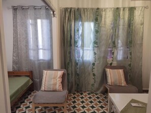 公寓, 1 间卧室, 阳台, 城市景观 | 客厅