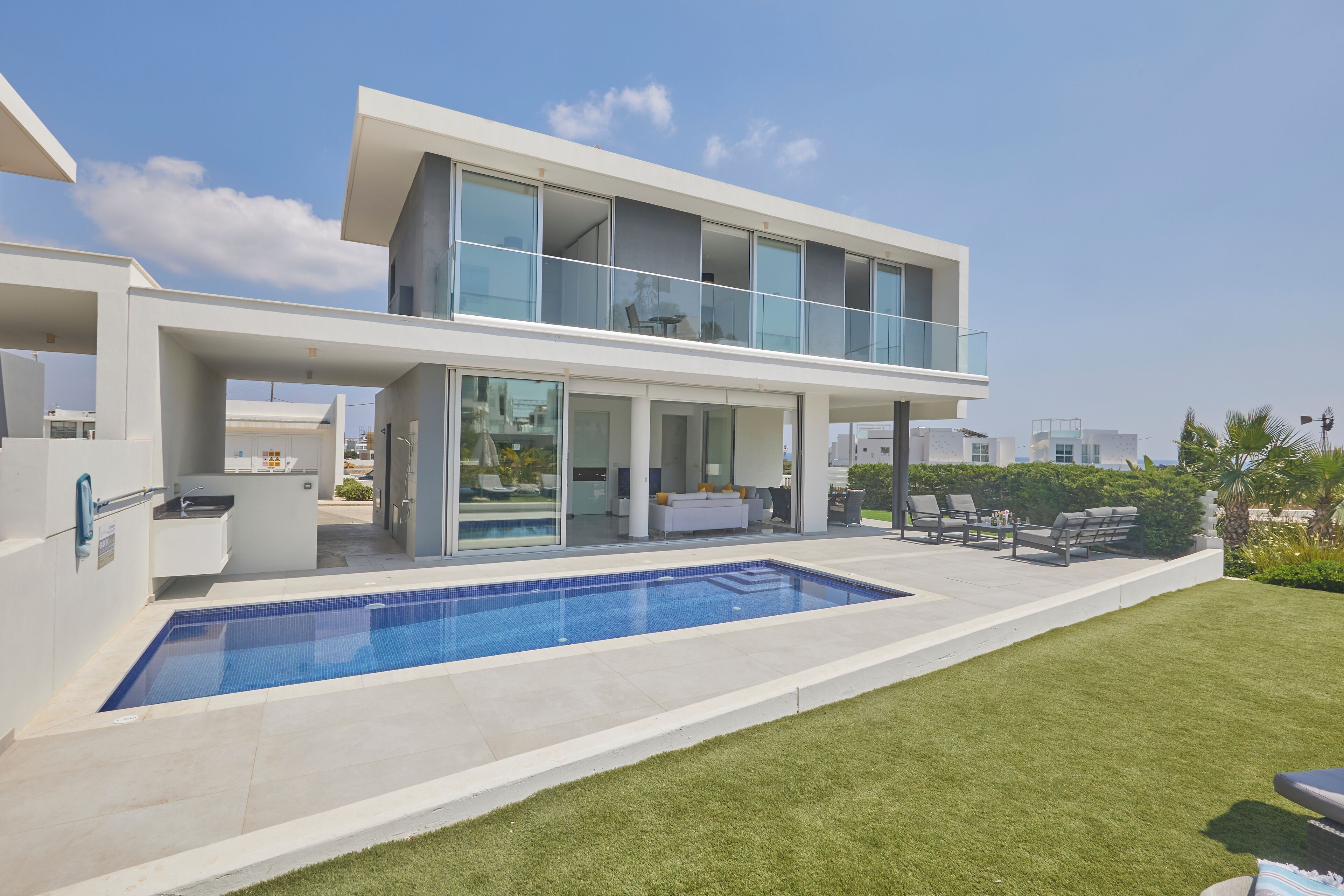 Bungalow, 3 phòng ngủ, hồ bơi riêng, quang cảnh vườn | Hồ bơi | Hồ bơi ngoài trời 