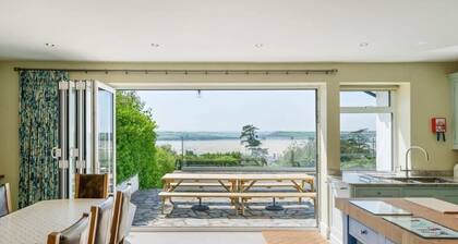 Beautiful Home with Pool Overlooking Camel Estuary