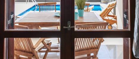 Villa, 2 Bedrooms, Private Pool | Dining