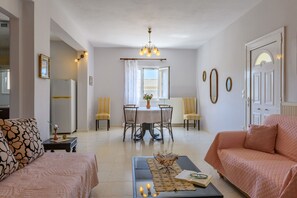 Villa, 2 Bedrooms, Smoking, Balcony | Living area - Golden Villa Near Pelekas Village - Corfu (Corfu)