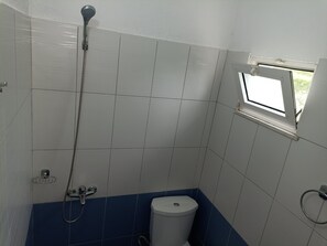 Studio, 1 Bedroom, Accessible, Smoking | Bathroom - Studio Apartment Hamallaj Beach (Sukth)