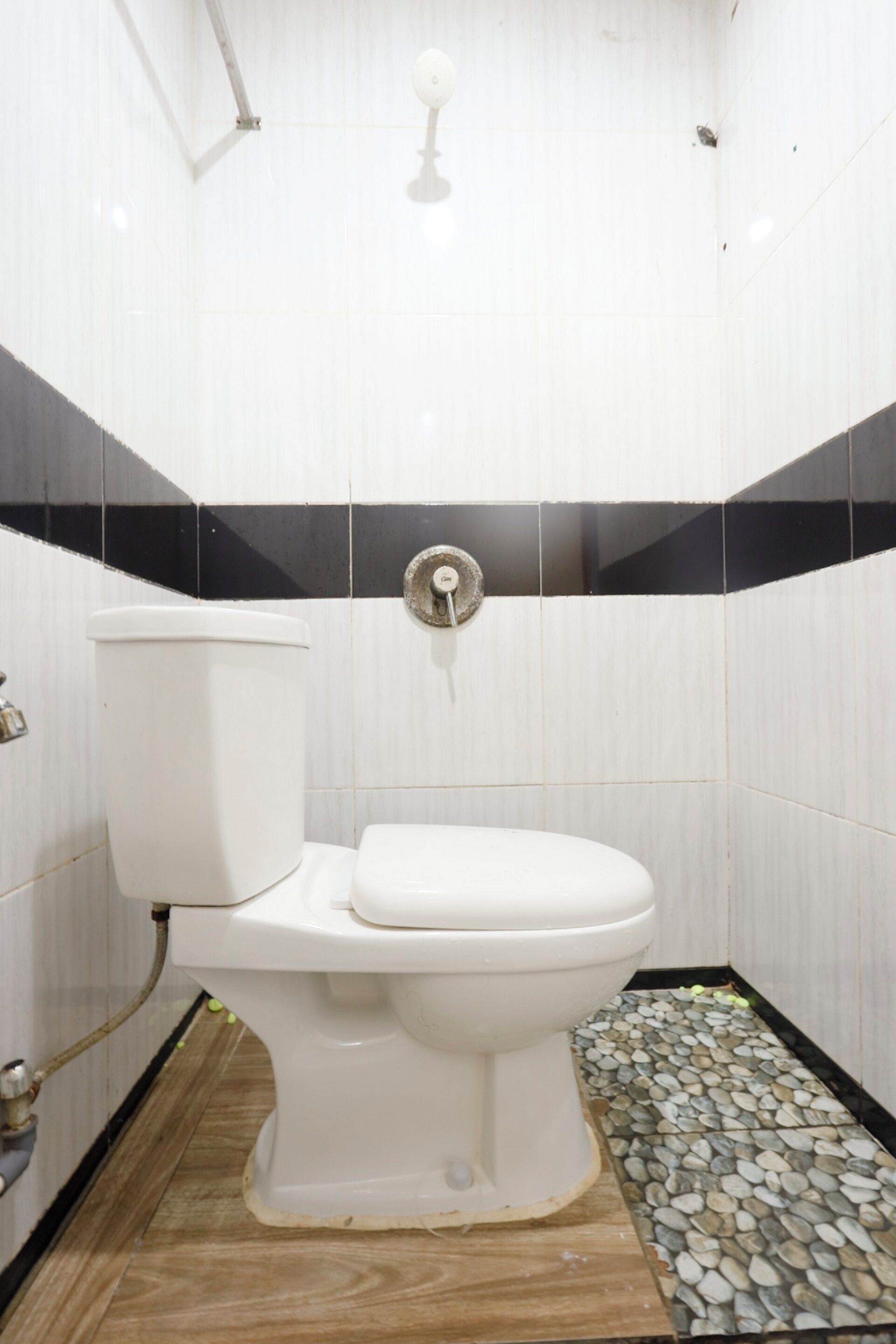 standard double room | bathroom | shower, towels