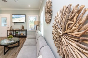 House, 3 Bedrooms, Smoking, Balcony | Living area - 5004 Rookery 3 Beach Buddies 2 Pools Beach Access Beach Items Fire pit and Grill (Gulf Shores)